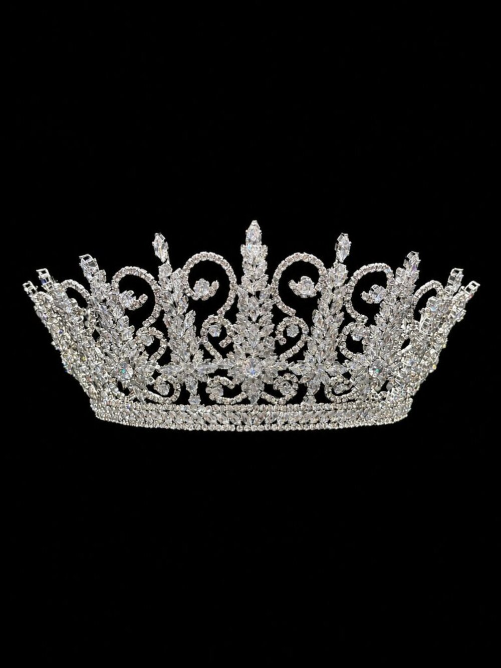 MC499 Quinceañera Silver Crown
